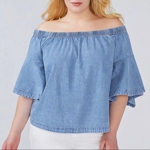 Lane Bryant Denim Shirt 18/20